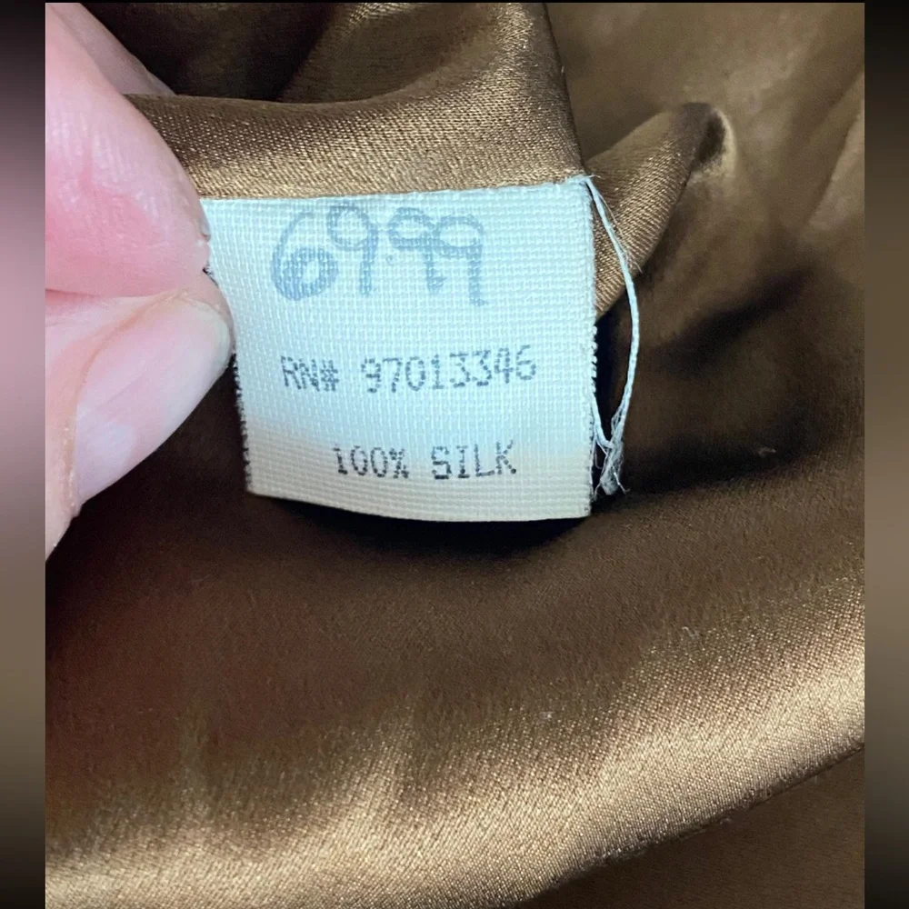 Y2K Henri Bendel Silk Slip Dress - Picture 6 of 7